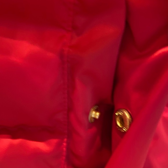 Tory Burch Reversible Blue/Red Puffer Jacket - Picture 7 of 11